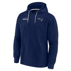 New England Patriots Unisex Elements Super Soft Fleece Pullover Hoodie - Navy cheap