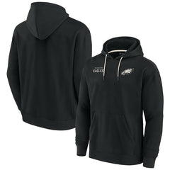 Philadelphia Eagles Unisex Elements Super Soft Fleece Pullover Hoodie - Black for sale