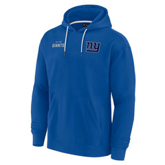 New York Giants Unisex Elements Super Soft Fleece Pullover Hoodie - Royal on sale