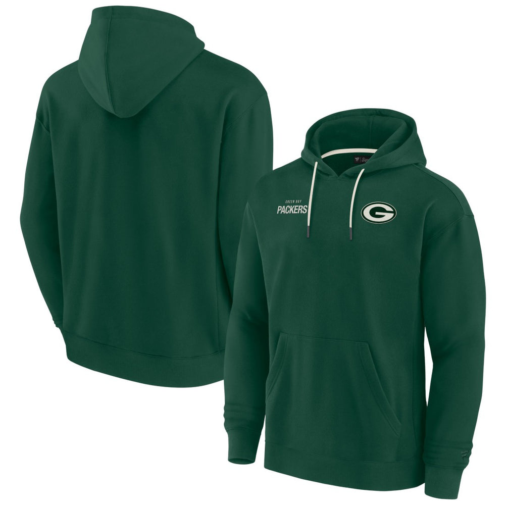 Green Bay Packers Unisex Elements Super Soft Fleece Pullover Hoodie - Green cheap