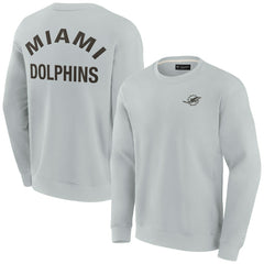 Miami Dolphins Unisex Elements Super Soft Pullover Sweatshirt - Gray outlet