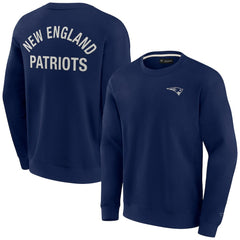 New England Patriots Unisex Elements Super Soft Pullover Sweatshirt - Navy for sale