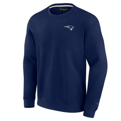 New England Patriots Unisex Elements Super Soft Pullover Sweatshirt - Navy for sale
