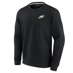 Philadelphia Eagles Unisex Elements Super Soft Pullover Sweatshirt - Black online