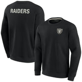 Las Vegas Raiders Unisex Elements Super Soft Pullover Sweatshirt - Black on sale