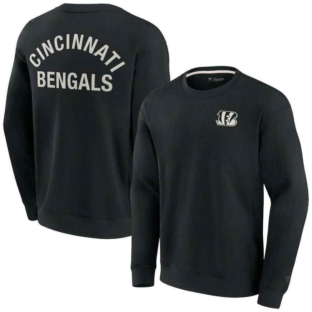 Cincinnati Bengals Unisex Elements Super Soft Pullover Sweatshirt - Black outlet
