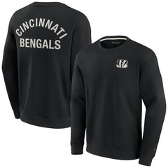 Cincinnati Bengals Unisex Elements Super Soft Pullover Sweatshirt - Black outlet