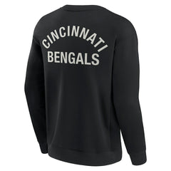 Cincinnati Bengals Unisex Elements Super Soft Pullover Sweatshirt - Black outlet