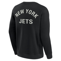 New York Jets Unisex Elements Super Soft Pullover Sweatshirt - Black discount