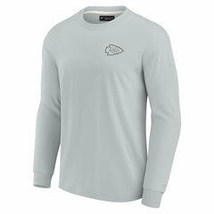 Kansas City Chiefs Unisex Elements Super Soft Long Sleeve T-Shirt - Gray outlet