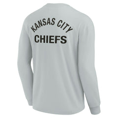 Kansas City Chiefs Unisex Elements Super Soft Long Sleeve T-Shirt - Gray outlet