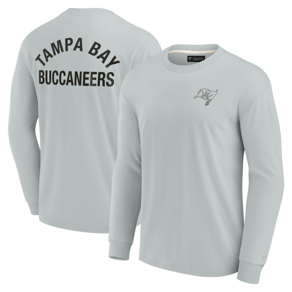 Tampa Bay Buccaneers Unisex Elements Super Soft Long Sleeve T-Shirt - Gray for sale
