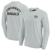 Cincinnati Bengals Unisex Elements Super Soft Long Sleeve T-Shirt - Gray online