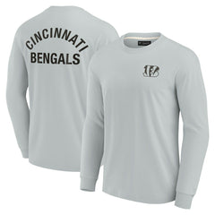 Cincinnati Bengals Unisex Elements Super Soft Long Sleeve T-Shirt - Gray online