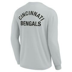 Cincinnati Bengals Unisex Elements Super Soft Long Sleeve T-Shirt - Gray online