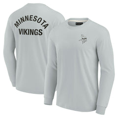 Minnesota Vikings Unisex Elements Super Soft Long Sleeve T-Shirt - Gray sale