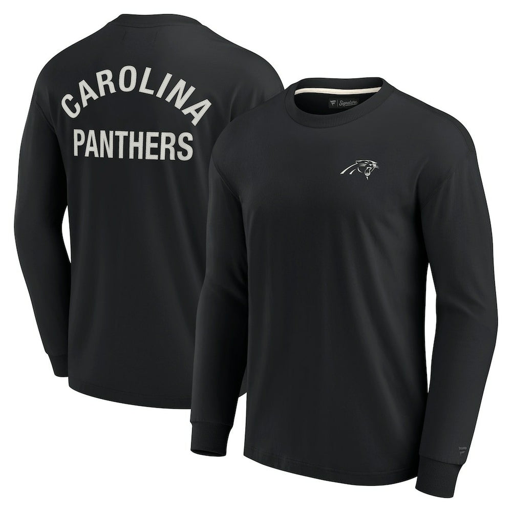 Carolina Panthers Unisex Elements Super Soft Long Sleeve T-Shirt - Black on sale