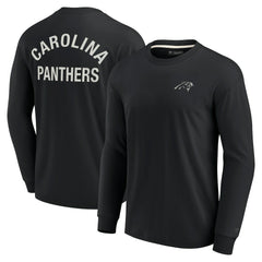 Carolina Panthers Unisex Elements Super Soft Long Sleeve T-Shirt - Black on sale