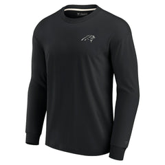 Carolina Panthers Unisex Elements Super Soft Long Sleeve T-Shirt - Black on sale