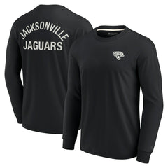 Jacksonville Jaguars Unisex Elements Super Soft Long Sleeve T-Shirt - Black cheap