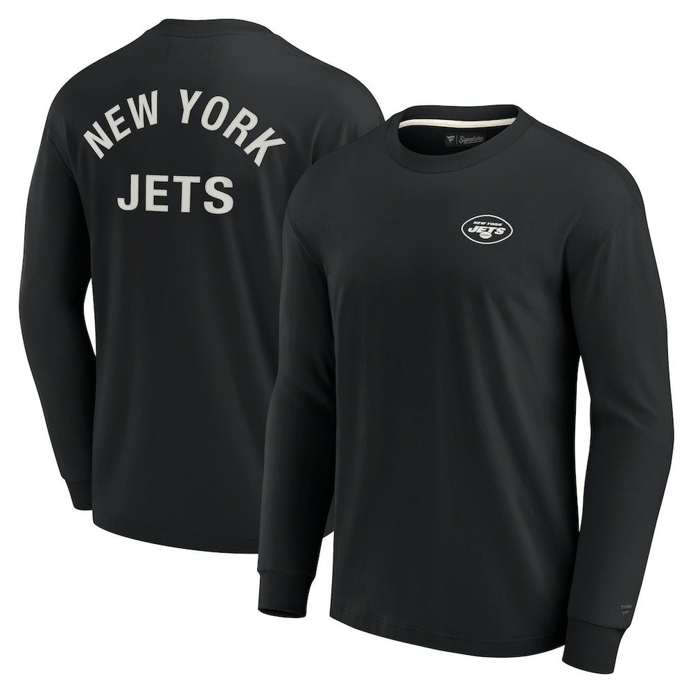 New York Jets Unisex Elements Super Soft Long Sleeve T-Shirt - Black sale