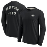 New York Jets Unisex Elements Super Soft Long Sleeve T-Shirt - Black sale