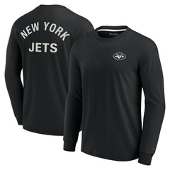 New York Jets Unisex Elements Super Soft Long Sleeve T-Shirt - Black sale
