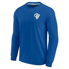 Los Angeles Rams Unisex Elements Super Soft Long Sleeve T-Shirt - Royal for sale