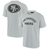 San Francisco 49ers Unisex Elements Super Soft Short Sleeve T-Shirt - Gray discount
