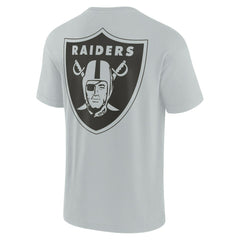 Las Vegas Raiders Unisex Elements Super Soft Short Sleeve T-Shirt - Gray online