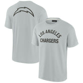 Los Angeles Chargers Unisex Elements Super Soft Short Sleeve T-Shirt - Gray outlet