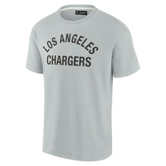 Los Angeles Chargers Unisex Elements Super Soft Short Sleeve T-Shirt - Gray outlet