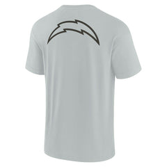 Los Angeles Chargers Unisex Elements Super Soft Short Sleeve T-Shirt - Gray outlet