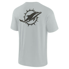 Miami Dolphins Unisex Elements Super Soft Short Sleeve T-Shirt - Gray online