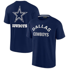 Dallas Cowboys Unisex Elements Super Soft Short Sleeve T-Shirt - Navy for sale
