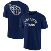 Tennessee Titans Unisex Elements Super Soft Short Sleeve T-Shirt - Navy for sale