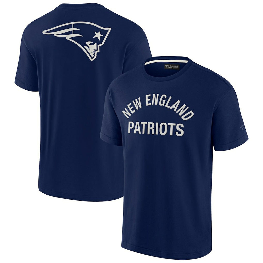 New England Patriots Unisex Elements Super Soft Short Sleeve T-Shirt - Navy for sale