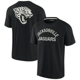 Jacksonville Jaguars Unisex Elements Super Soft Short Sleeve T-Shirt - Black cheap