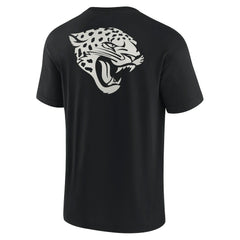 Jacksonville Jaguars Unisex Elements Super Soft Short Sleeve T-Shirt - Black cheap