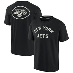 New York Jets Unisex Elements Super Soft Short Sleeve T-Shirt - Black discount