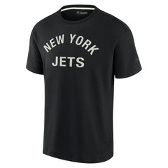 New York Jets Unisex Elements Super Soft Short Sleeve T-Shirt - Black discount