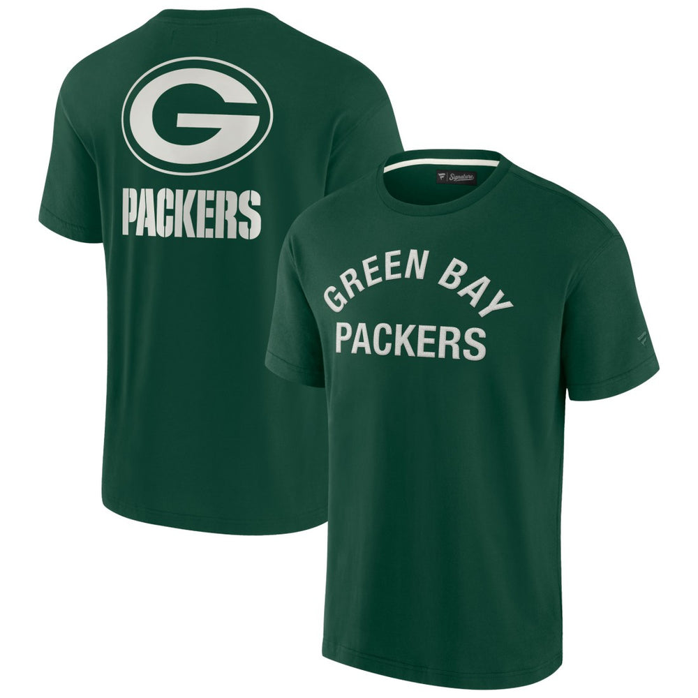 Green Bay Packers Unisex Elements Super Soft Short Sleeve T-Shirt - Green on sale
