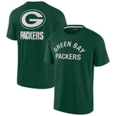 Green Bay Packers Unisex Elements Super Soft Short Sleeve T-Shirt - Green on sale