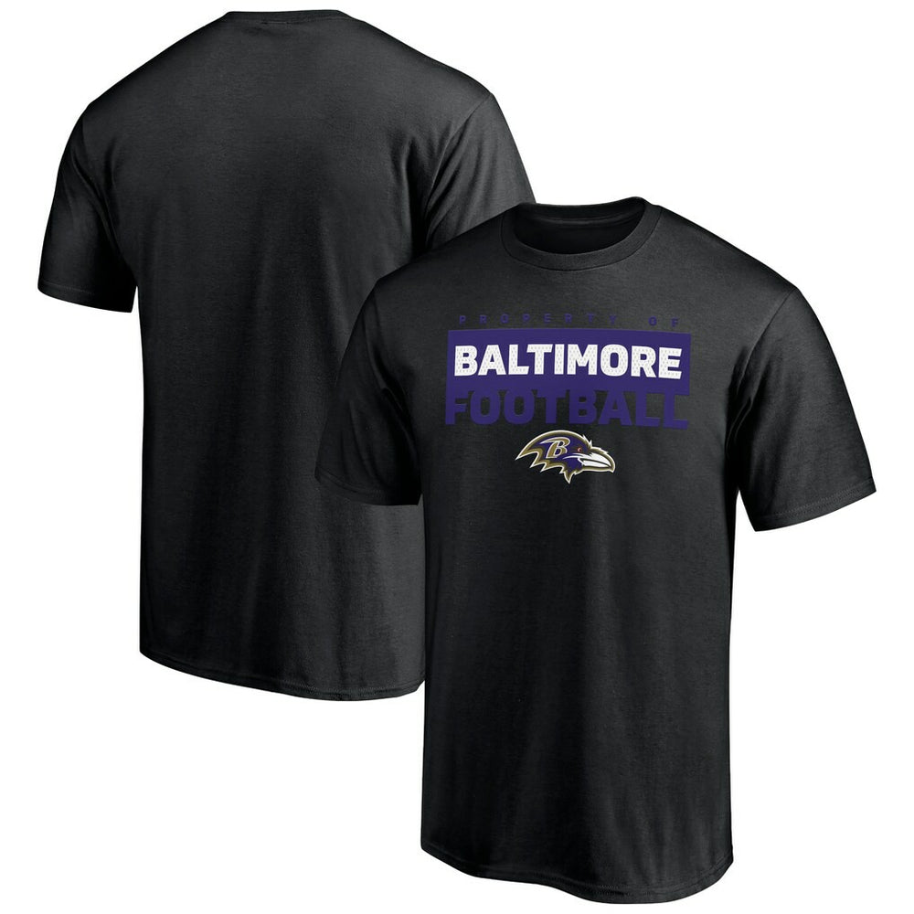 Baltimore Ravens Gain Ground T-Shirt - Black outlet