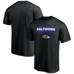 Baltimore Ravens Gain Ground T-Shirt - Black outlet