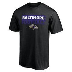 Baltimore Ravens Gain Ground T-Shirt - Black outlet