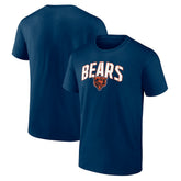 Chicago Bears Arched Kicker Stencil T-Shirt - Navy outlet