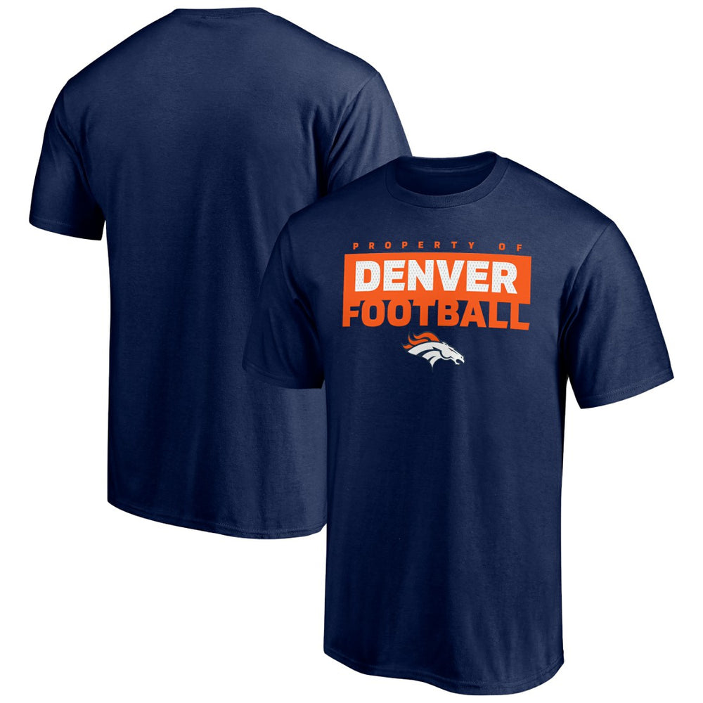Denver Broncos Gain Ground T-Shirt - Navy online