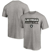 Las Vegas Raiders Gain Ground T-Shirt - Heather Gray discount
