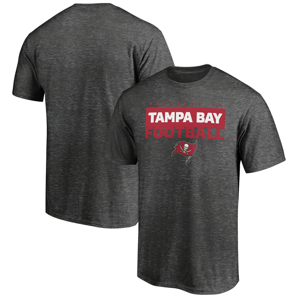 Tampa Bay Buccaneers Gain Ground T-Shirt - Charcoal on sale